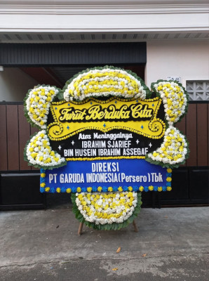 Papan Bunga Duka di Pancuran Pinang