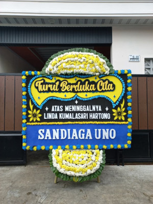 Papan Bunga Duka di Pancuran Pinang
